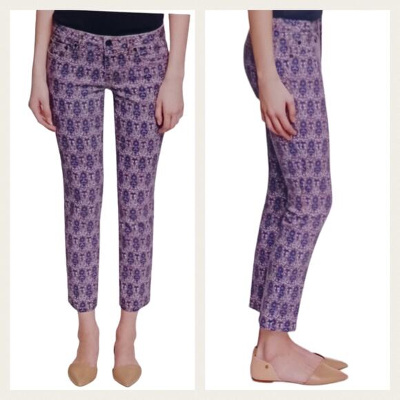 Tory Burch Alexa Cropped Skinny EUC $225 size 31    J1197 - Picture 1 of 9